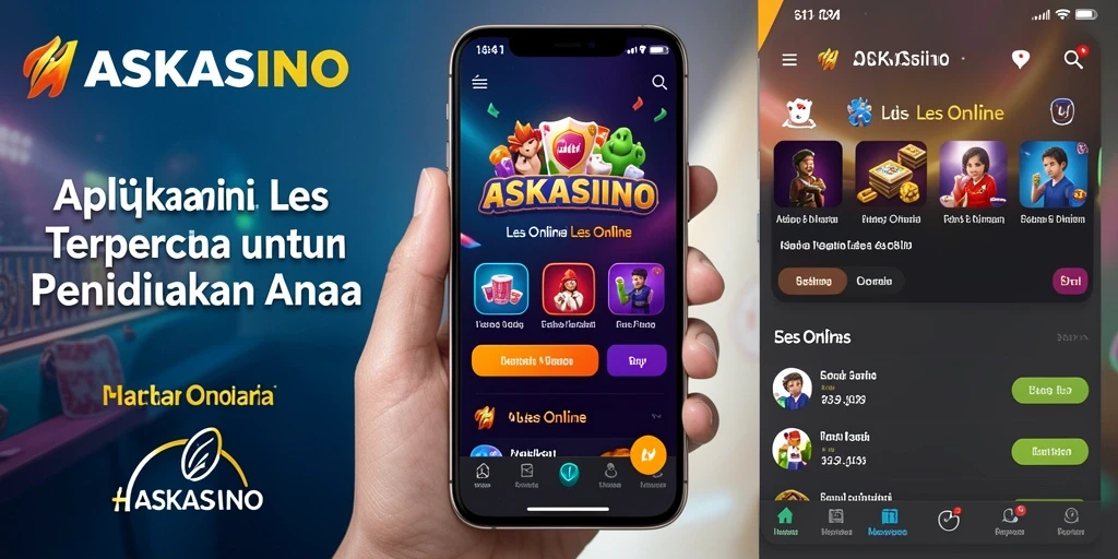 Tampilan antarmuka ASKASINO yang menarik dan mudah digunakan.