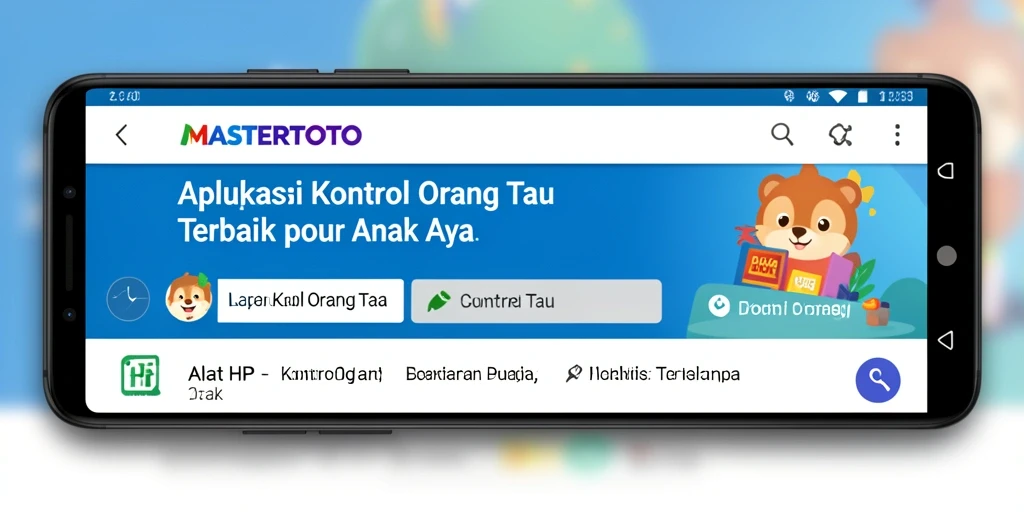 Tampilan antarmuka MASTERTOTO yang ramah pengguna untuk kontrol orang tua.
