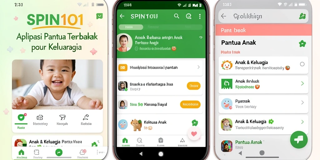 Antarmuka SPIN101 yang user-friendly untuk pantau anak.