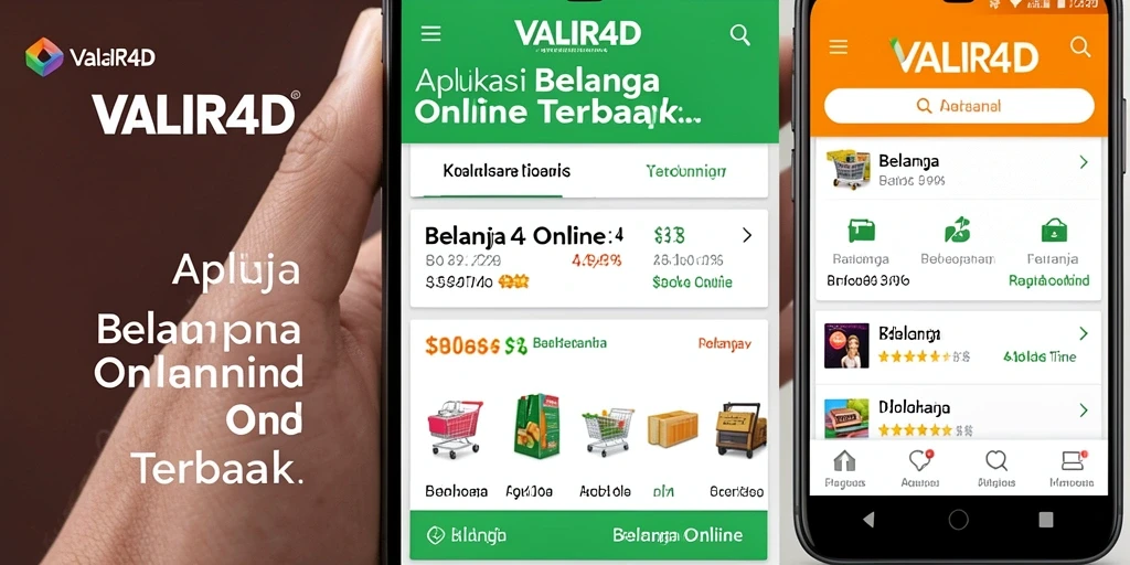 Tampilan antarmuka utama VALIR4D untuk belanja online yang mudah.